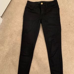 American Eagle black jegging size 4 short